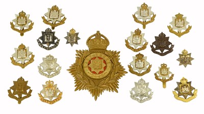 Lot 110 - A Post-1902 OR's Helmet Plate to the East...