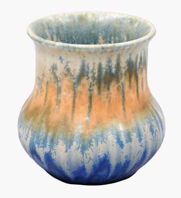 Lot 505 - A Ruskin Pottery Vase, with crystalline glaze...