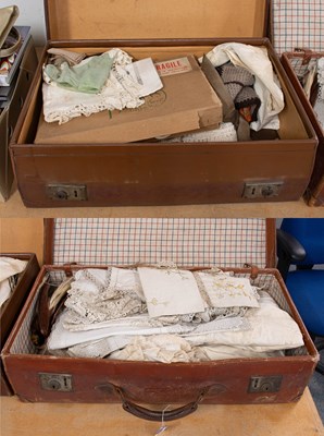 Lot 346 - Early 20th Century Assorted Textiles and...