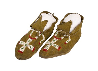Lot 289 - A Pair of Late 19th Century Crow Indian...