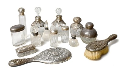 Lot 285 - A Collection of Assorted Silver-Mounted...