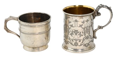 Lot 211 - A Victorian Silver Christening-Mug, by Henry...