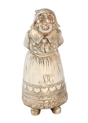 Lot 212 - A Dutch Silver Pepperette or Ornament, Marked...