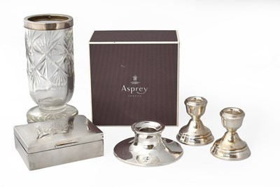 Lot 276 - A Collection of Assorted Silver, including a...