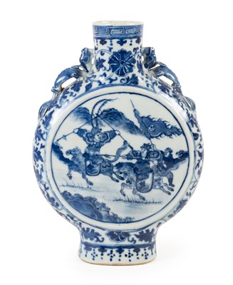 Lot 40 - A Chinese Porcelain Moon Flask, late 19th...