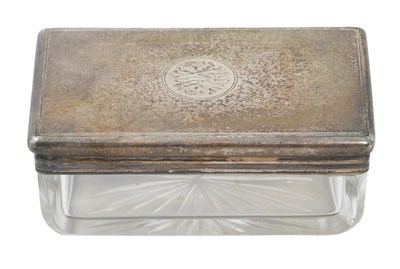 Lot 207 - A Victorian Silver-Mounted Glass Dressing...