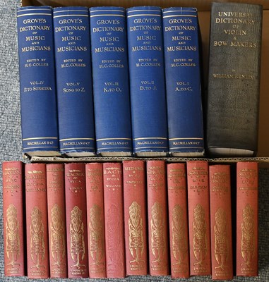 Lot 199 - Music Books, including Grove's Dictionary of...