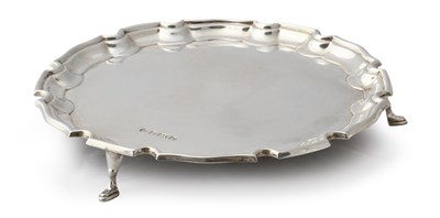 Lot 200 - An Elizabeth II Silver Waiter, by Francis...