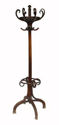 Lot 448 - An Early 20th Century Bentwood Coat Stand,...