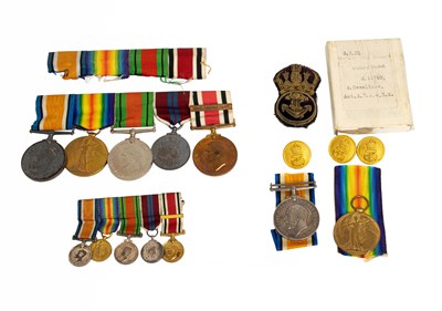 Lot 13 - A First/Second World War Group of Five Medals,...