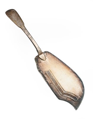 Lot 261 - A George III Silver Fish-Slice, by William and...