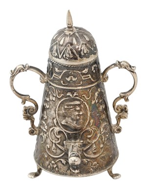 Lot 204 - A Dutch Silver Miniature Toy Kettle, Marked...