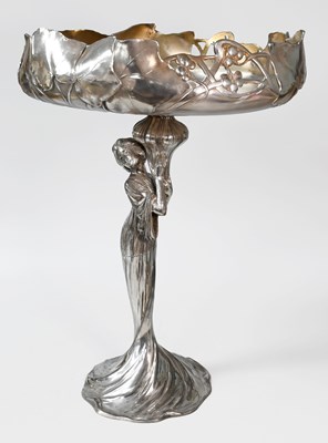 Lot 157 - A WMF Art Nouveau Figural Silver-Plate Comport,...