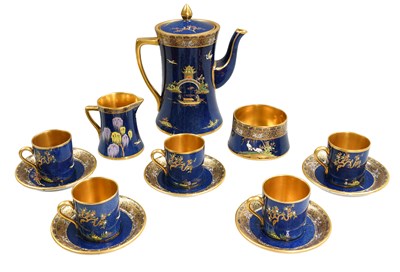 Lot 93 - A Carltonware Pottery Art Deco Coffee Set,...