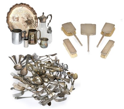 Lot 270 - A Collection of Assorted Silver and Silver...