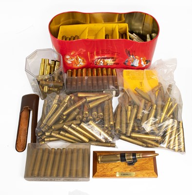 Lot 295 - A Quantity of Unprimed Brass Cartridges,...