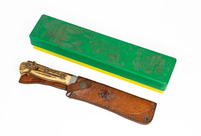 Lot 263 - A Puma 6377 White Hunter Hunting Knife, the...