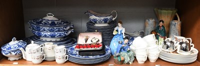 Lot 63 - A Victorian Staffordshire Pottery Printed...