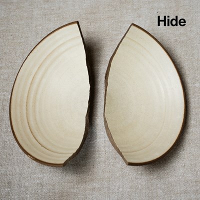 Lot Hide: Bowl, by Edmund Davies, 24cm by 7cm; the...