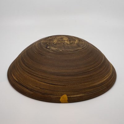 Lot Hide: Bowl, by Edmund Davies, 24cm by 7cm; the...
