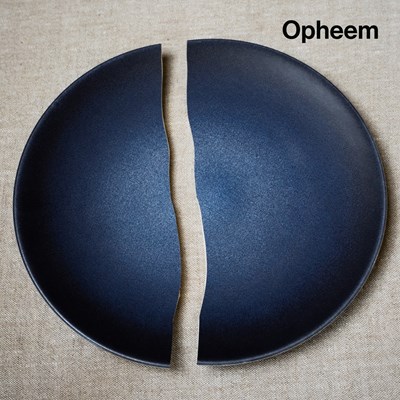 Lot Opheem: Large Plate by Montgolfier Ceramique,...