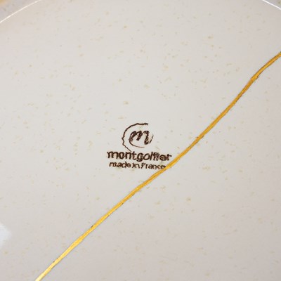 Lot Opheem: Large Plate by Montgolfier Ceramique,...