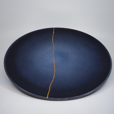 Lot Opheem: Large Plate by Montgolfier Ceramique,...