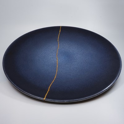 Lot Opheem: Large Plate by Montgolfier Ceramique,...