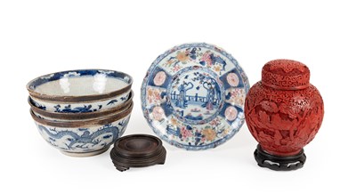 Lot 46 - A Chinese Porcelain Saucer Dish,...