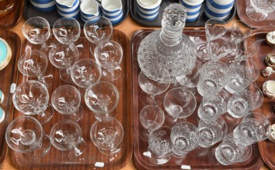 Lot 110 - Various Glassware, including champagne glasses...