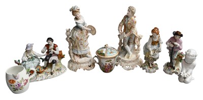 Lot 131 - A Collection of Meissen and Other Continental...