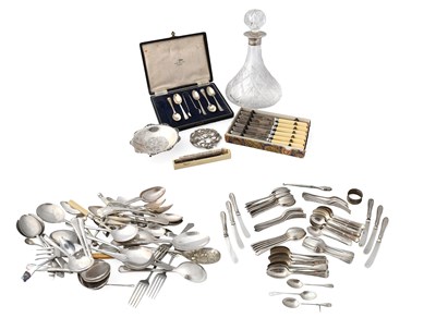 Lot 279 - A Collection of Assorted Silver and Silver...