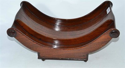 Lot 293 - Mahogany cheese coaster