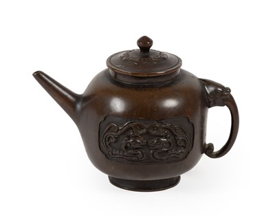 Lot 83 - A Chinese Bronze Water Dropper, 19th century,...