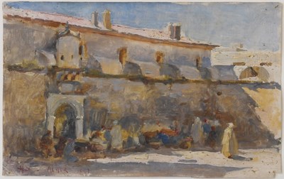 Lot 316 - Continental School (19th Century) "Alger",...