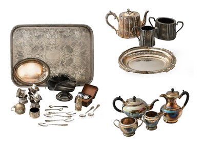 Lot 288 - A Collection of Assorted Silver and Silver...