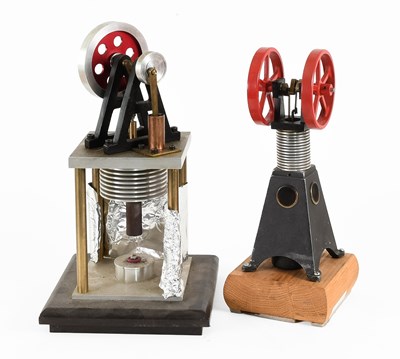 Lot 103A - Stirling Engines Two Vertical Examples