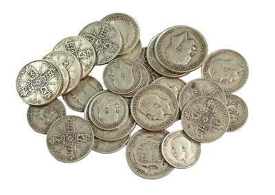 Lot 170 - Assorted Pre-1920 Silver Coins, Edward VII and...