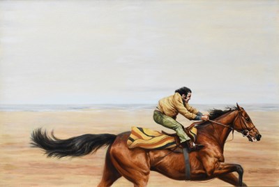 Lot 304 - Gillian E. Hoare (20th Century) "Red Rum and...