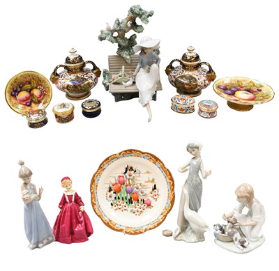Lot 127 - A Pair of Royal Crown Derby Small Vases and...