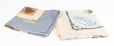 Lot A Hermes Silk Scarf, Grønland designed by...