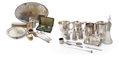 Lot 278 - A Collection of Assorted Silver and Silver...