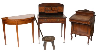 Lot 427 - An Edwardian Mahogany Ladies Writing Desk,...