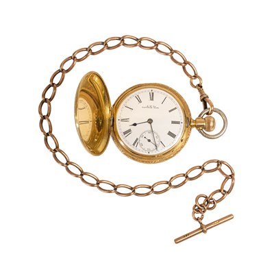 Lot 176 - An 18 Carat Gold Full Hunter Pocket Watch,...