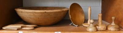 Lot 65 - A Collection of Wooden Kitchenalia, comprising...