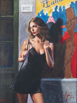 Lot After Fabian Perez (b. 1967) Argentinian "Eden...