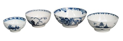 Lot 105 - A Lowestoft Porcelain Teabowl, circa 1780,...