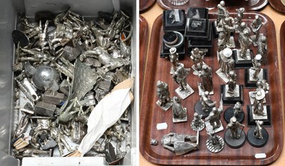 Lot 131A - A Collection of Cast Metal Figures, including...