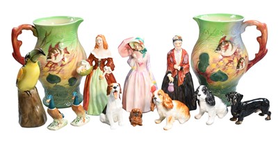 Lot 129 - Royal Doulton Porcelain, including a model of...