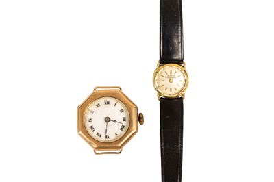 Lot 175 - A Lady's 18 Carat Gold Wristwatch, signed...